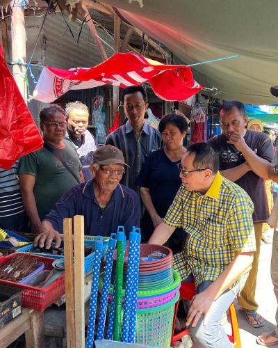 Menyerap Aspirasi Pedagang Pasar Rembang